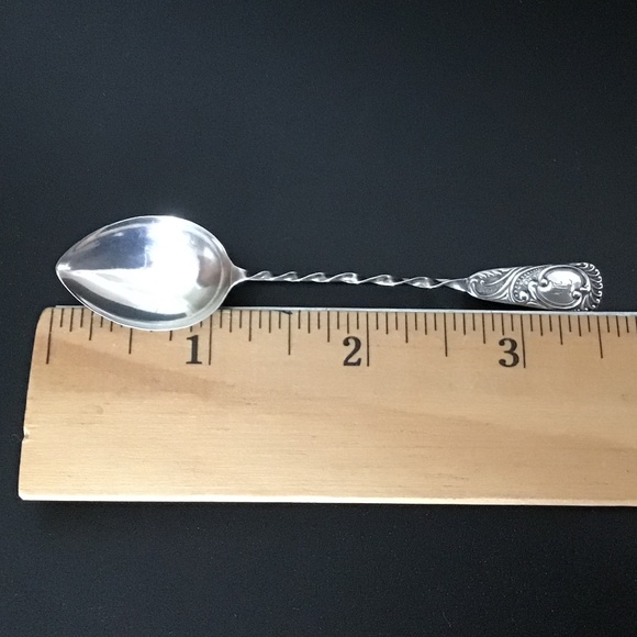 Sterling Silver Vintage Spoon Brooch Pin - Picture 14 of 15